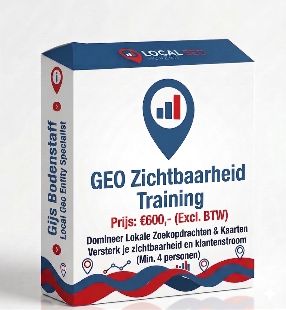 GEO Zichtbaarheid Training — Gijs Bodenstaff