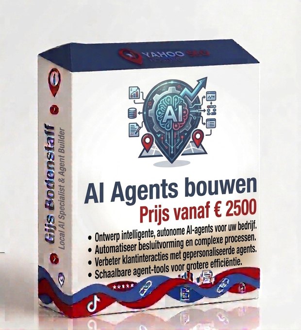Productverpakking AI Agents bouwen van Gijs Bodenstaff &mdash; autonome AI-agents die besluitvorming en complexe processen automatiseren