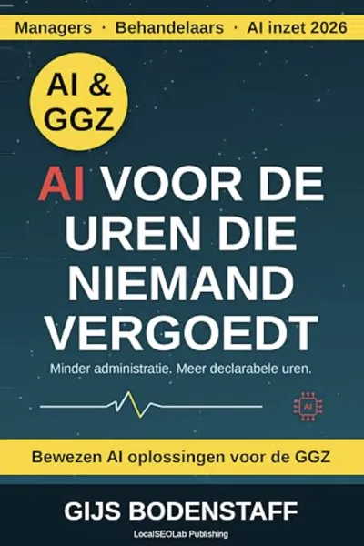 Cover van het boek AI voor de uren die niemand vergoedt van Gijs Bodenstaff