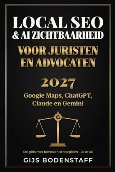 Cover of the book Local SEO & AI Zichtbaarheid voor Juristen en Advocaten 2027 by Gijs Bodenstaff