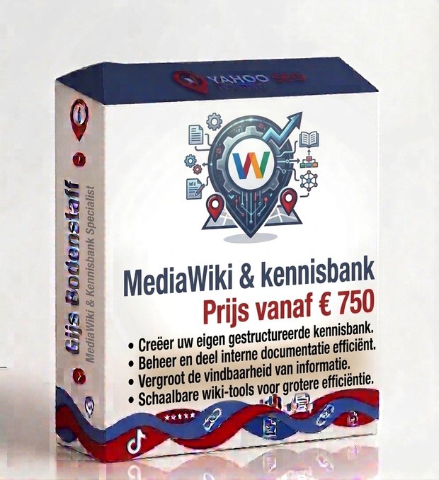 Productverpakking MediaWiki & kennisbank van Gijs Bodenstaff &mdash; een eigen gestructureerde kennisbank voor interne documentatie